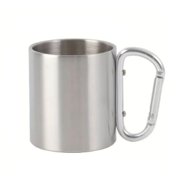 Taza mosquetón acero inox