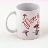 Taza blanca de cerámica personalizada