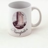 Taza blanca de cerámica personalizada