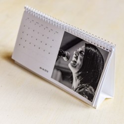 Calendario sobremesa rectangular