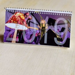 Calendario sobremesa rectangular