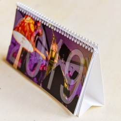Calendario sobremesa rectangular