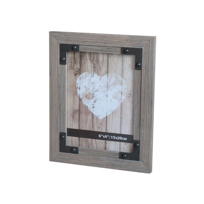 Marco vintage 15x20 madera