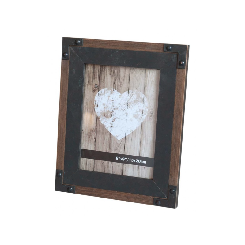 Marco vintage 15x20 madera